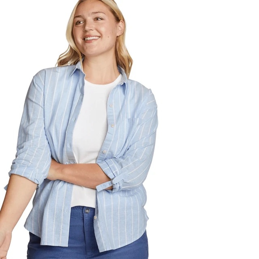 Eddie Bauer Hemplify Beach Shirt